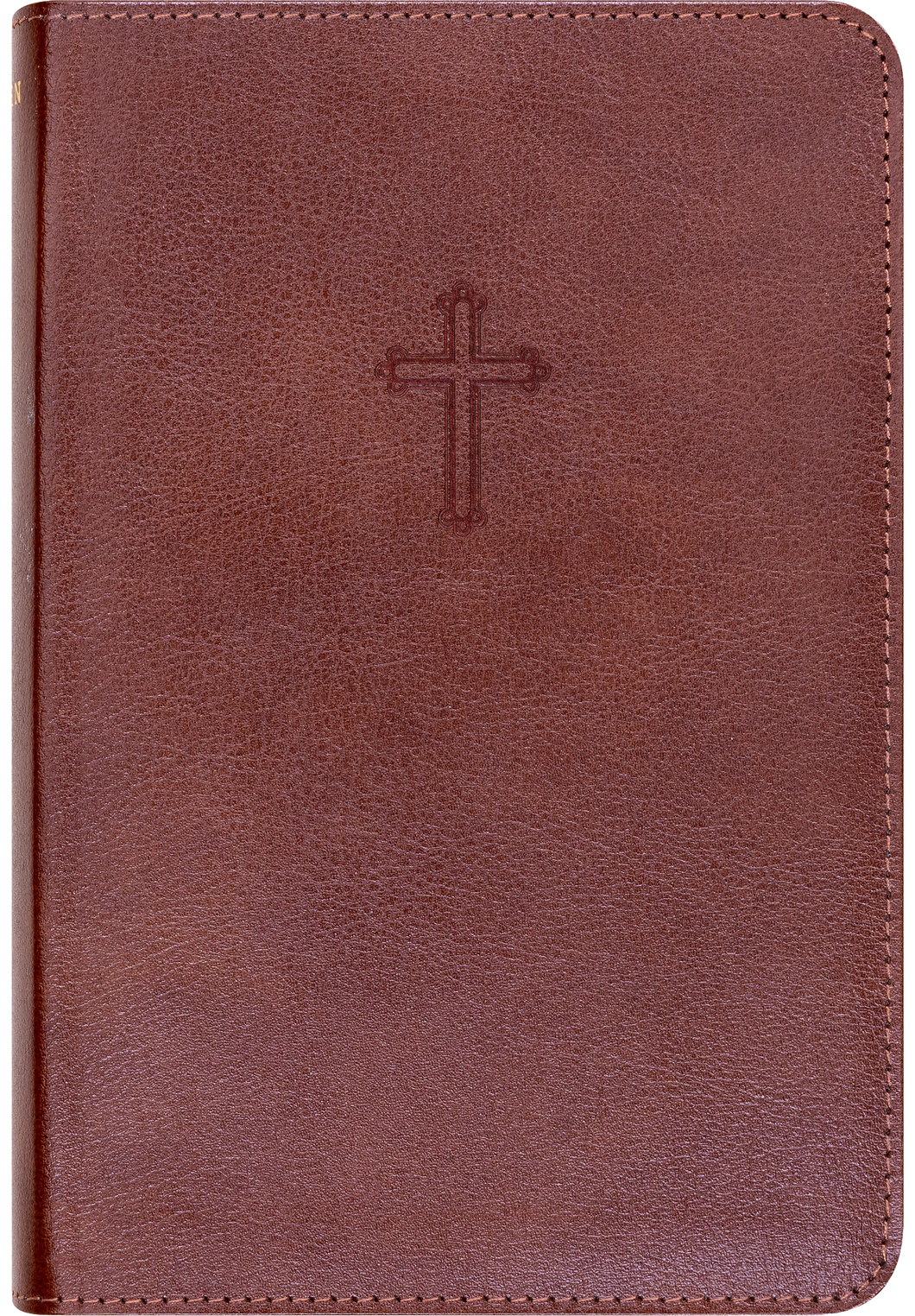 Bibel 2024, Katolsk utgave, brunt resirkulert skinn