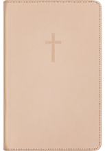 Last inn bildet i Galleri-visningsprogrammet, Bibel 2024, Lys brun skinn med register, Nynorsk, medium

