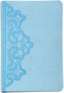 Bibel 2011, trendutgåve - lysblå med blonder