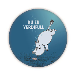 Mummi magnet "Du er verdifull"